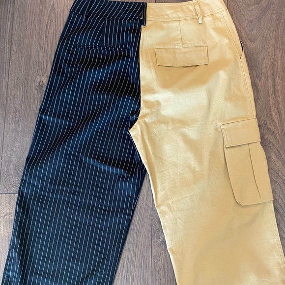 Chic Two-Tone Women's Trousers by Choosy - Picture 9 of 13